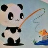 熊猫欢钓鱼