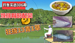 《麥子釣魚》燉排骨的配菜釣魚，狂拔13條青魚
